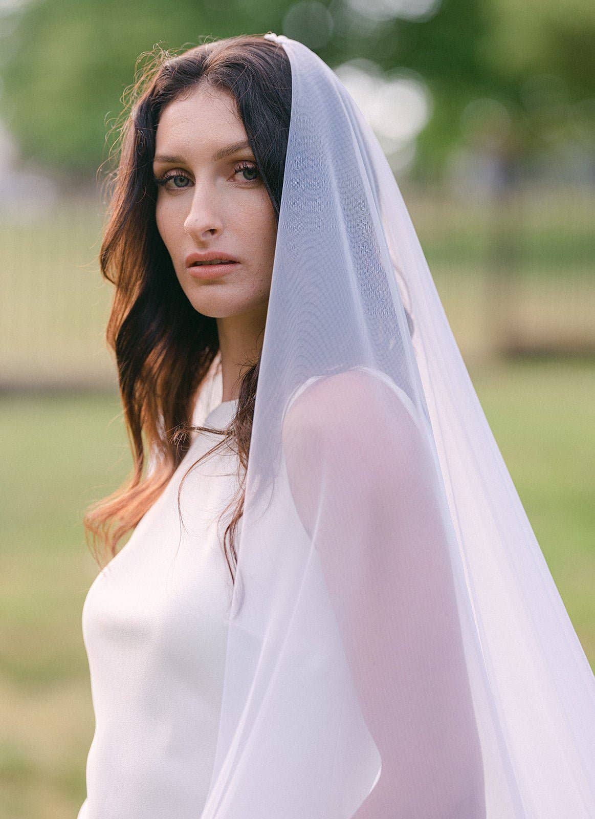 Miss Foxine Couture - Wholesale Veil - Women's - Heavenly Full Wedding Veil with Blusher1