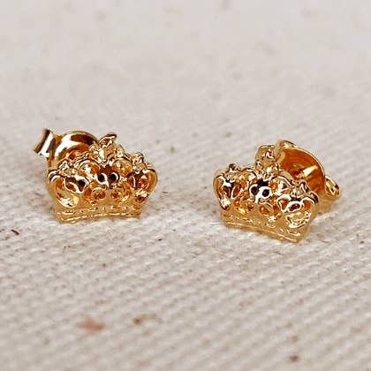 18k guldfyllda kronörhängen för wholesale av GoldFi