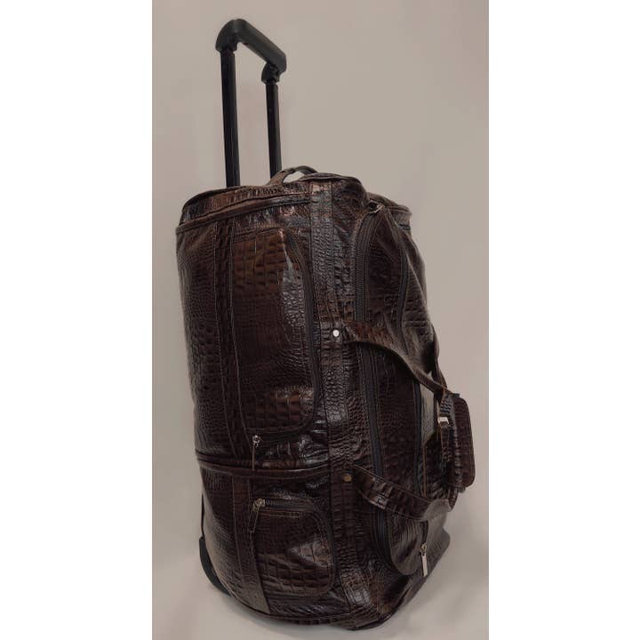 Charlie Leather - Wholesale Luggage - Rey Wheelie Fur Carry On4
