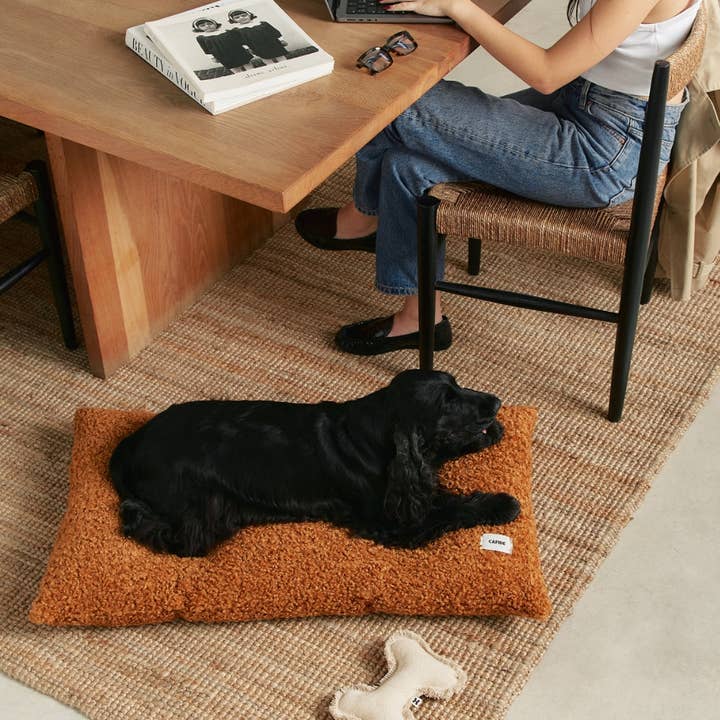CAFIDE - Wholesale Pet Bed - Dog - Mustard Sheep Dog Bed Cushion, Bela2