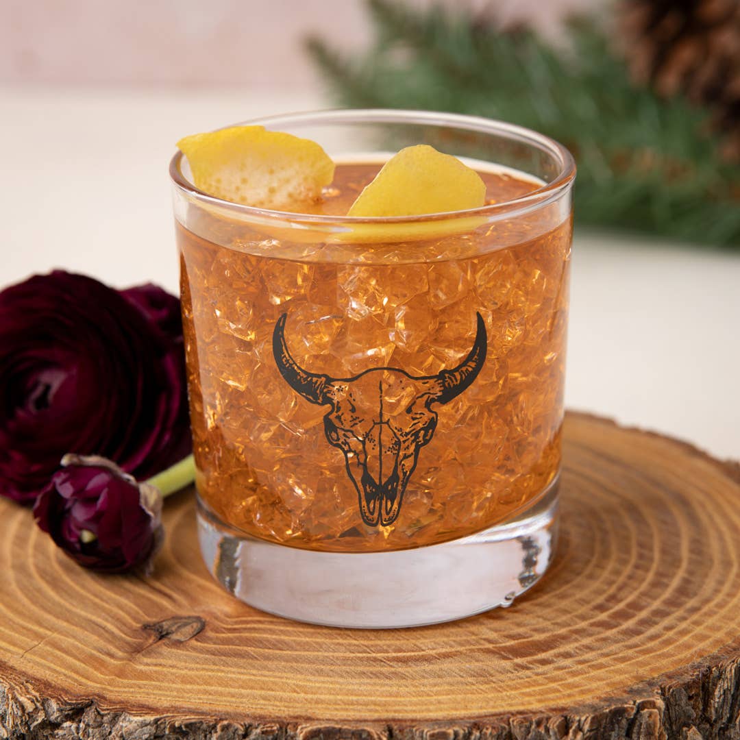 Counter Couture - Wholesale Cocktail/likeur glas - Buffalo Skull Rocks Glas | Whiskyglas4