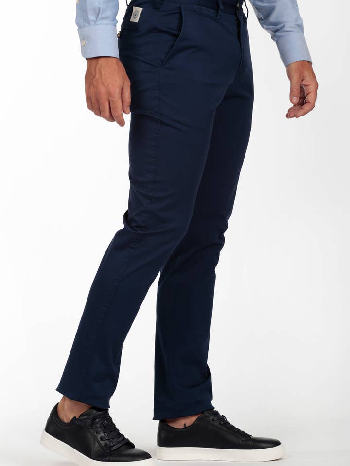 Pantalon Chino Hombre The Time Of Bocha QI1PCHINO-DENIM para venta al por mayor de The Time of Bocha