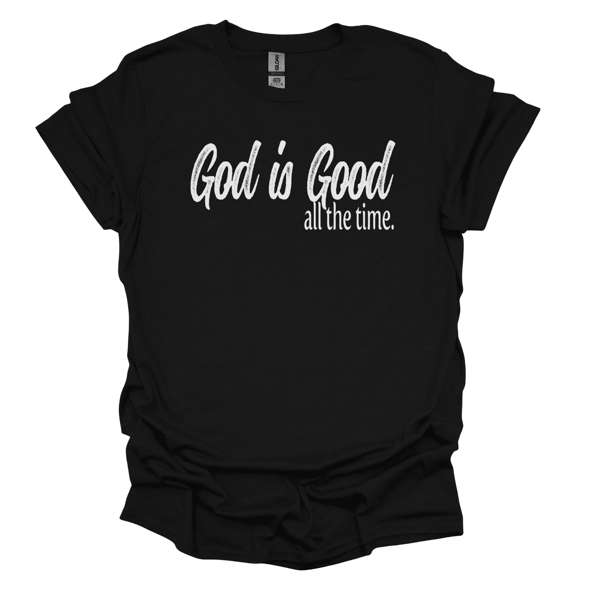 Love Ann Joy Apparel, LLC - Wholesale Screen Printed T-Shirt - Unisex - God is Good All The Time Christian T-Shirt - Faith Apparel0
