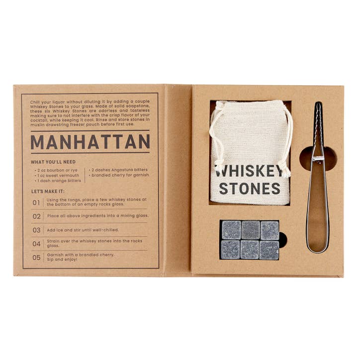 Santa Barbara Design Studio by Creative Brands - Wholesale Drink Chilling Cubes - Whiskey Stones Book Box