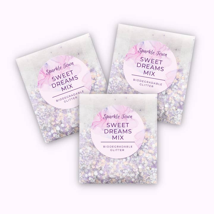 Sweet Dreams Mix Biodegradable Glitter - 5ml Pouch for wholesale by Sparkle Town