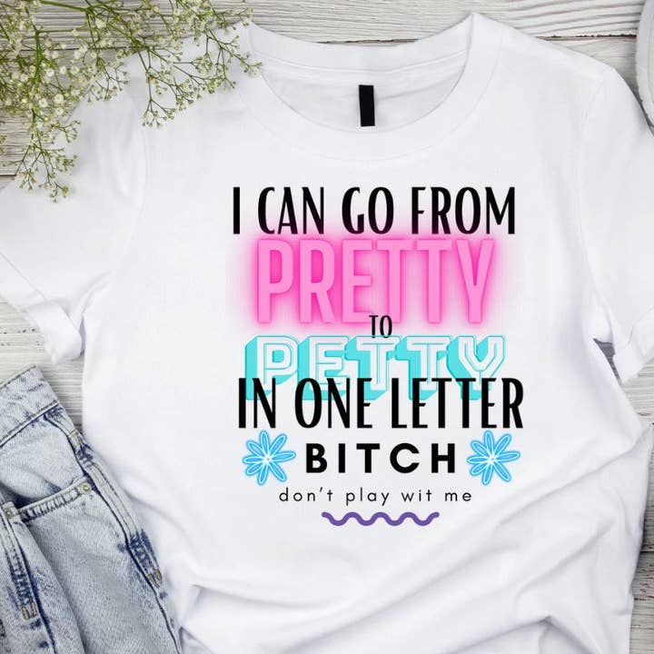 PRETTY TO PETTY for wholesale by Cussin Sisters