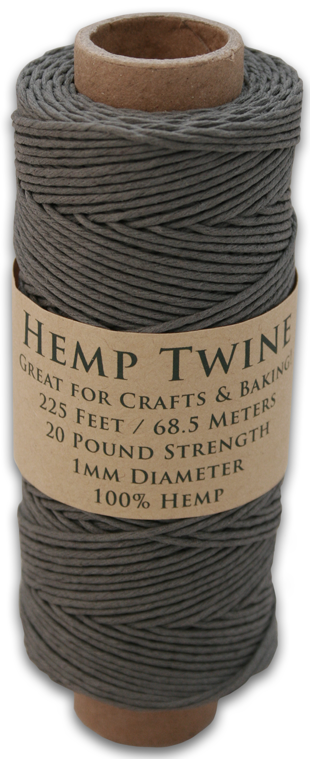 Hemptopia – wholesale Snöre – Hemptopia hampasnöre 1 mm, 225 ft (68,6 m), 18 färger, 100 % naturligt3