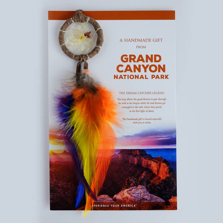 Bestemmingskaart - Grand Canyon - met 1,5" Dream Catcher voor wholesale door Monague Indigenous Crafts & Gifts