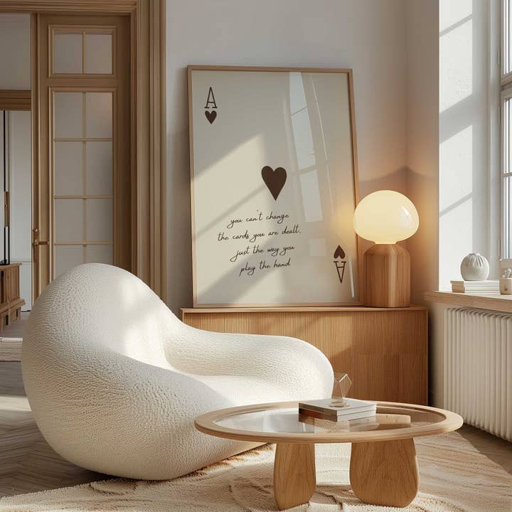 D'LUXE PRINTS – Engroshandel Kunsttryk – De kort, du får, kantløs print3