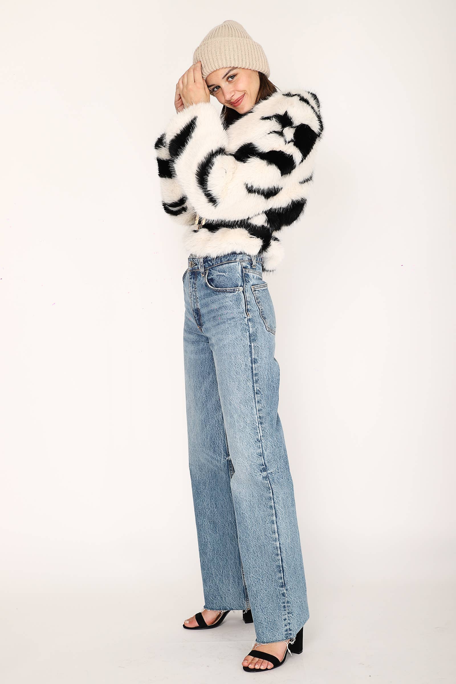 JAMILLA - Wholesale Fur/Faux Fur Coat - Women's - GIACCA ECOPELLICCA YV04421