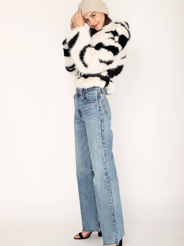 JAMILLA - Wholesale Fur/Faux Fur Coat - Women's - GIACCA ECOPELLICCA YV04421