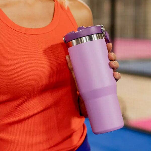 Showcase - Wholesale Insulated Mug/Tumbler - HydriEase 30oz Insulated Cup w/ Flip Straw (Multiple Colors)