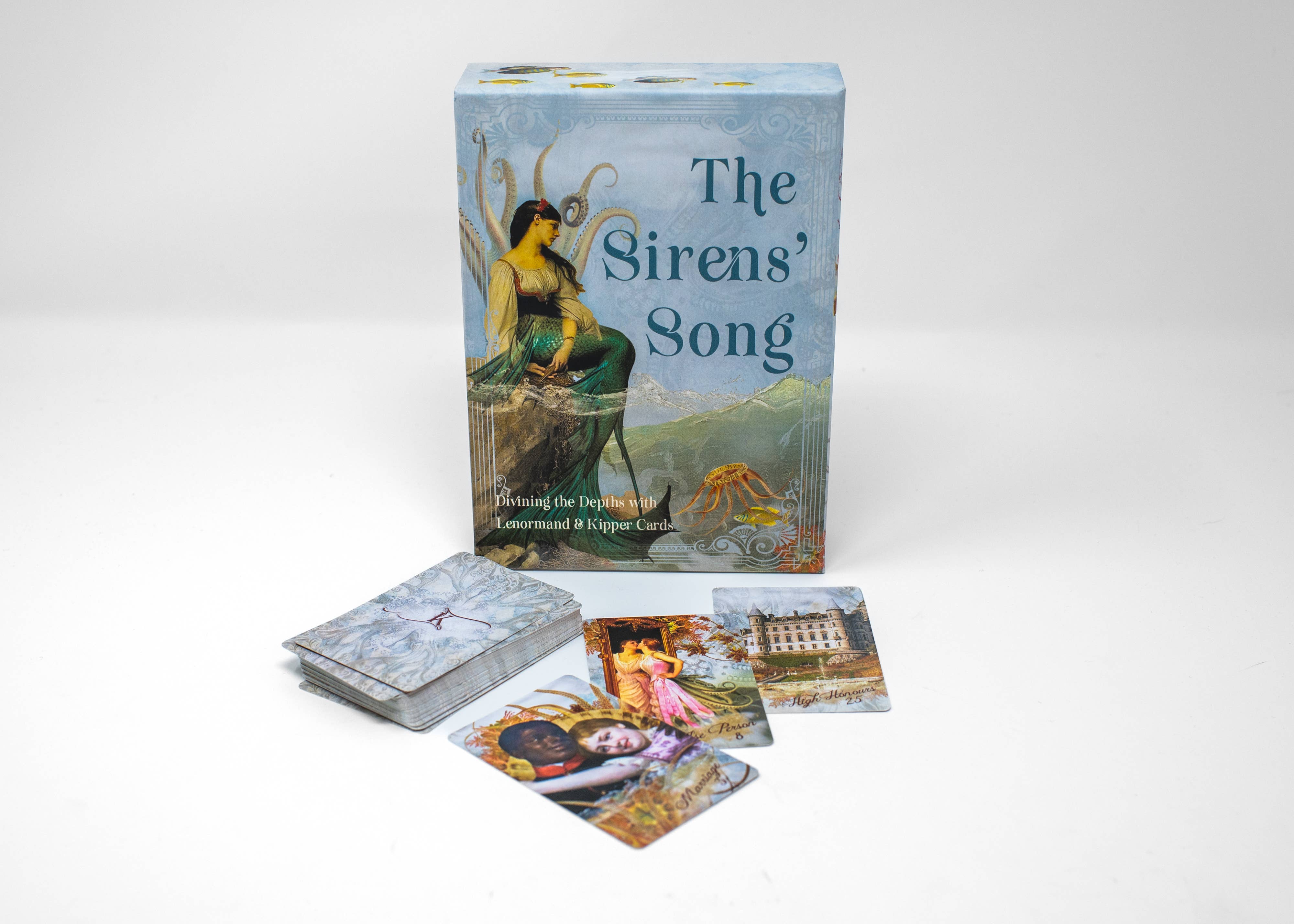 Red Wheel/Weiser LLC - Wholesale Tarot Cards - The Sirens’ Song: 40 Lenormand Cards, 38 Kipper Crds & 144Bk1