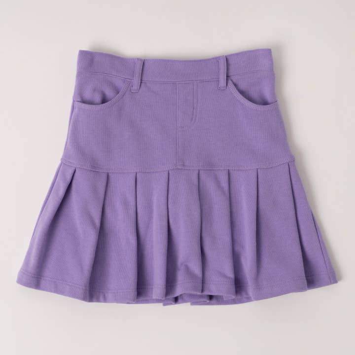 Drop Yoke Pleated Skort for wholesale by Kidpik