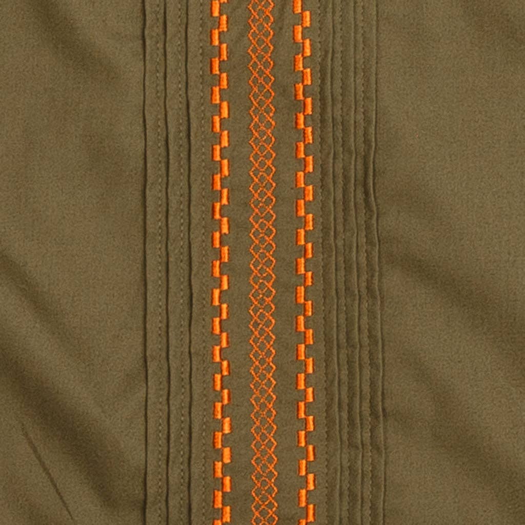 Paris Texas Apparel Co. - Wholesale Button Down Shirt - Men's - Hunting Classic Guayabera - Olive1