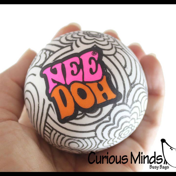 Curious Minds Toys - Venta al por mayor Juguete blando - Niños y bebés - Nee-Doh Presiona-Doh Blanco y Negro Cambia de Color Suave