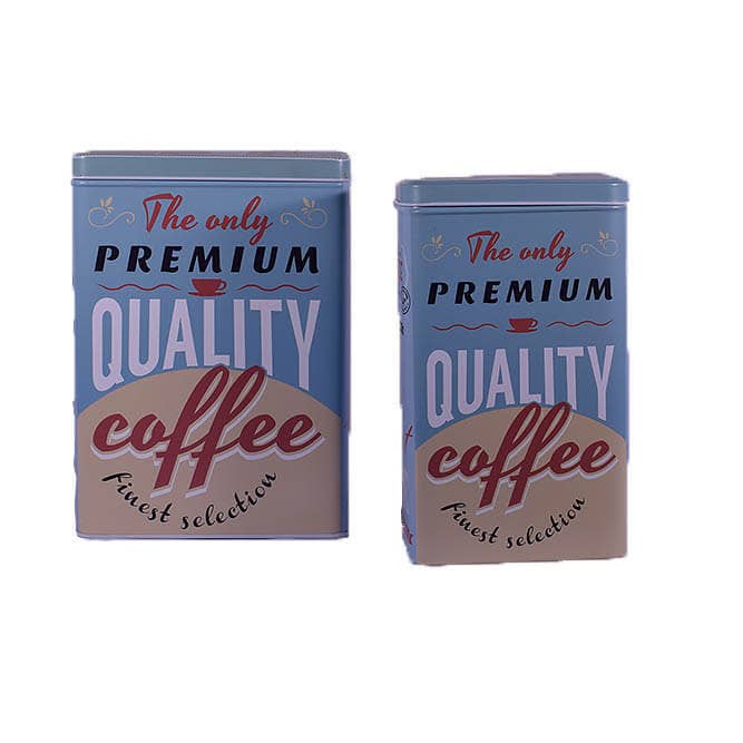 giftland - Wholesale Coffee Mug - Metal Tin Storage Box Quality Coffee Set/21