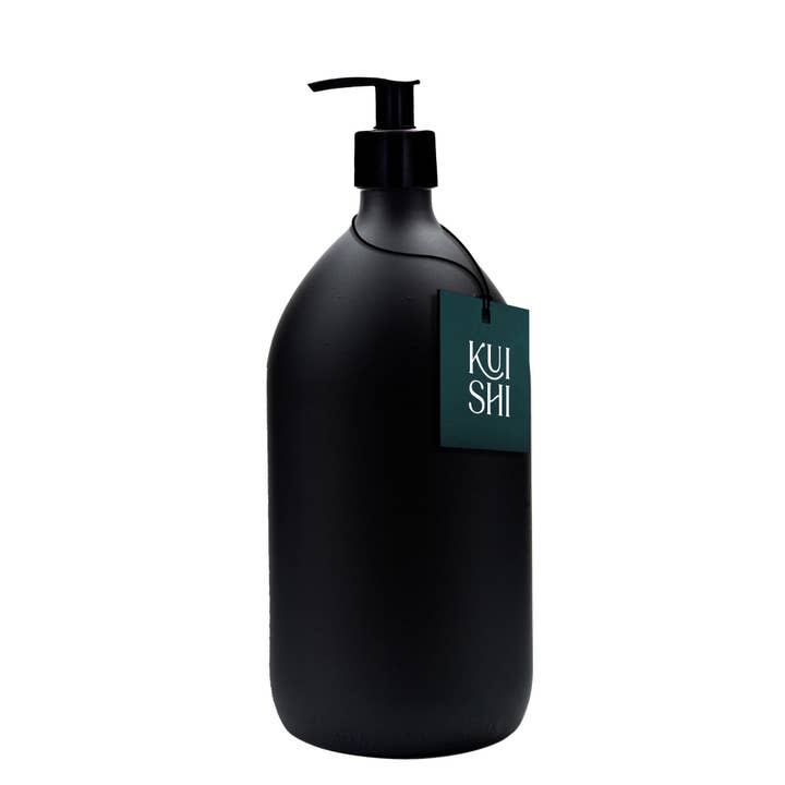 Bottiglia Nera con Pompa per la vendita all'ingrosso da parte di Ethereal Alchemy