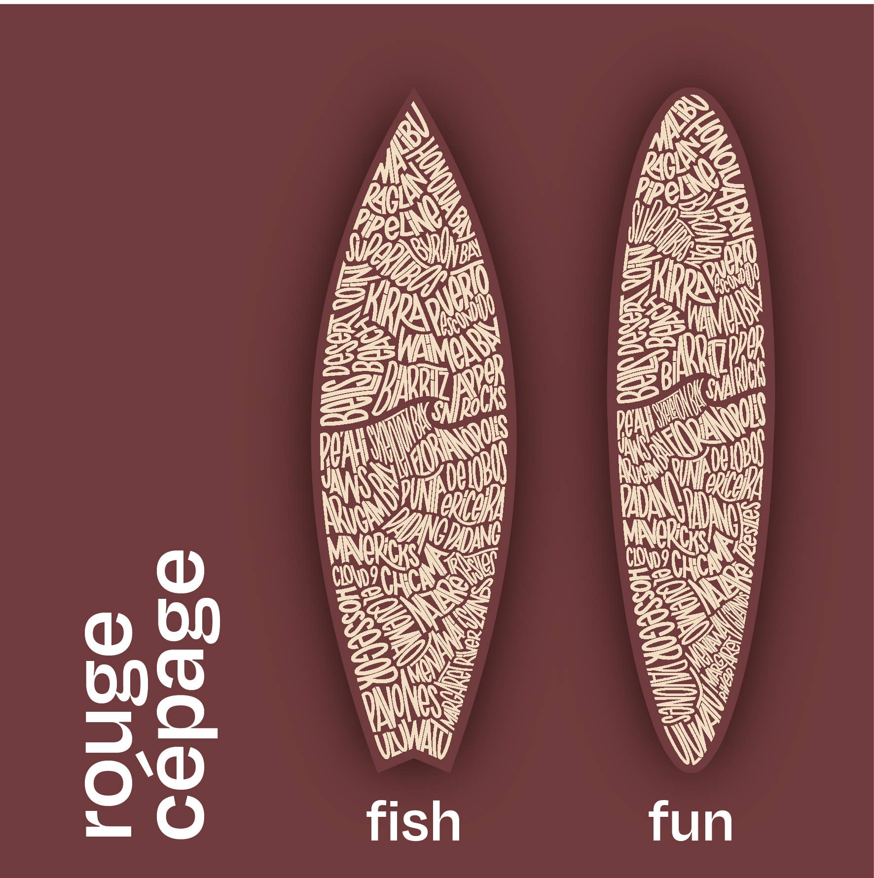 Les Petits Plans - Wholesale Wall Accent - Surfboard - The 30 Most Beautiful Surf Spots3