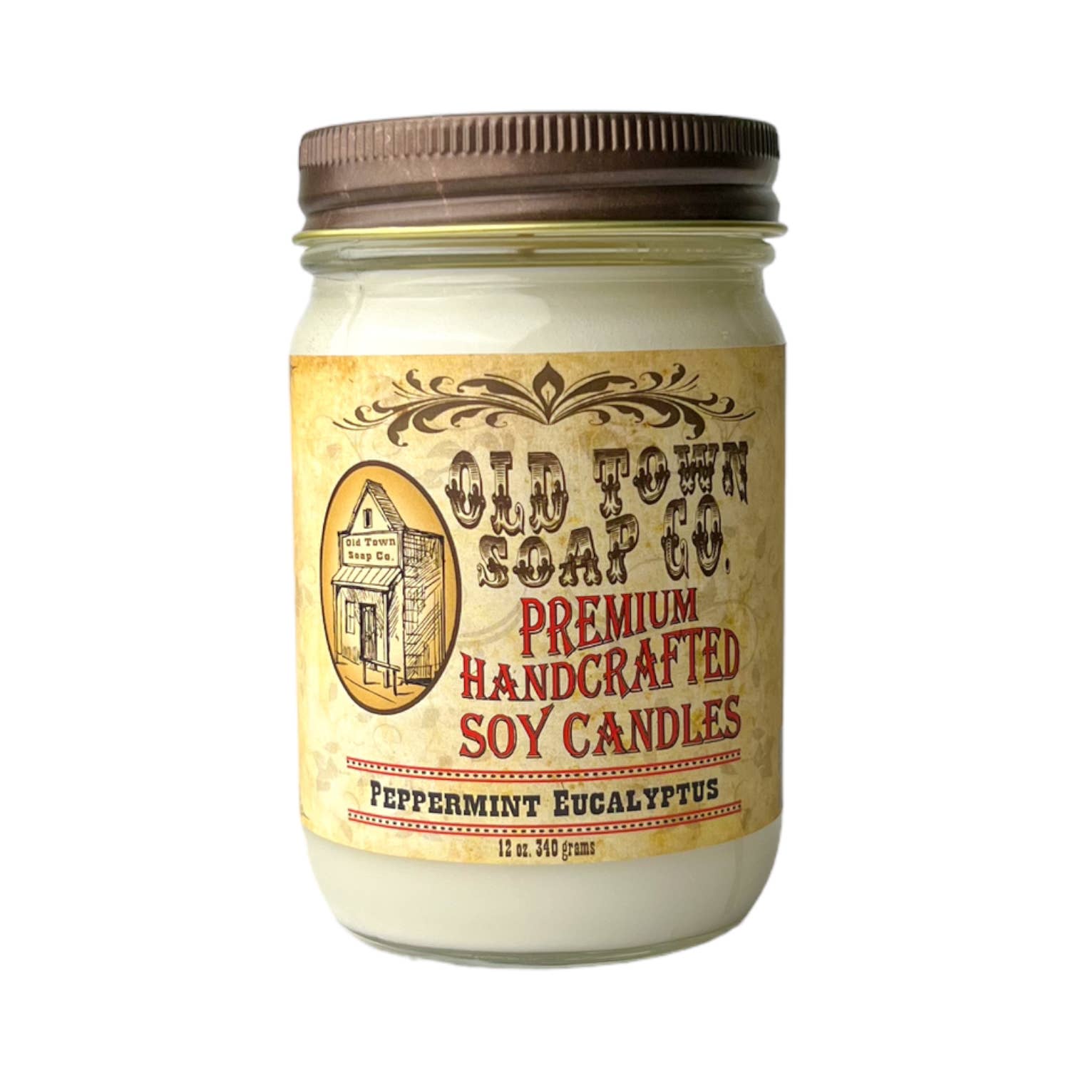 Old Town Soap Co. - Wholesale Jar/Filled Candle - 12oz. Candles - Premium Candles for your Home20