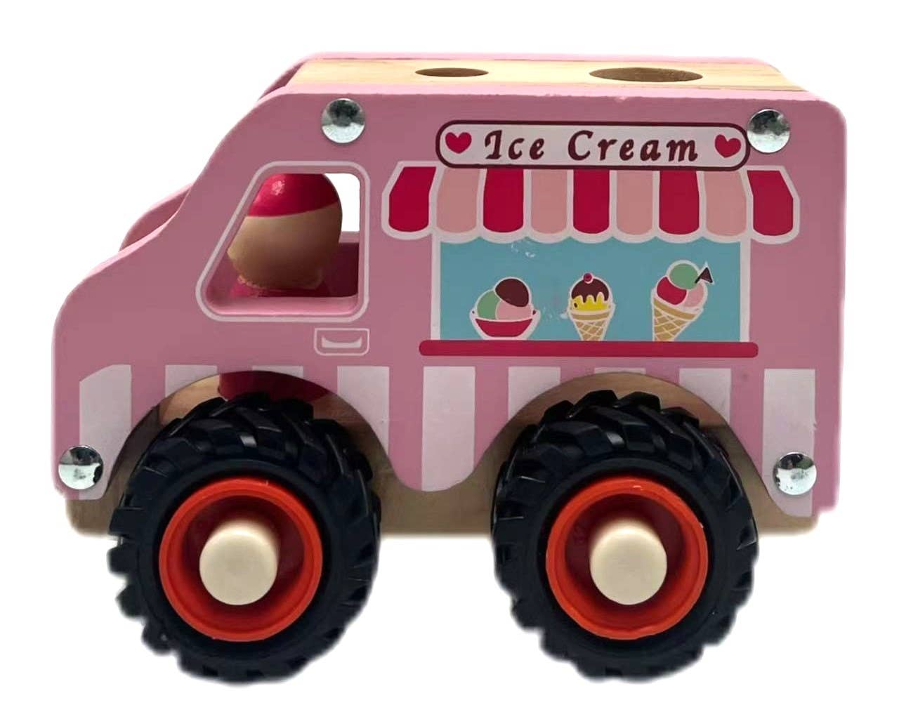 ToysLink – wholesale Toy car/truck – Child – Wooden Ice Cream Van6