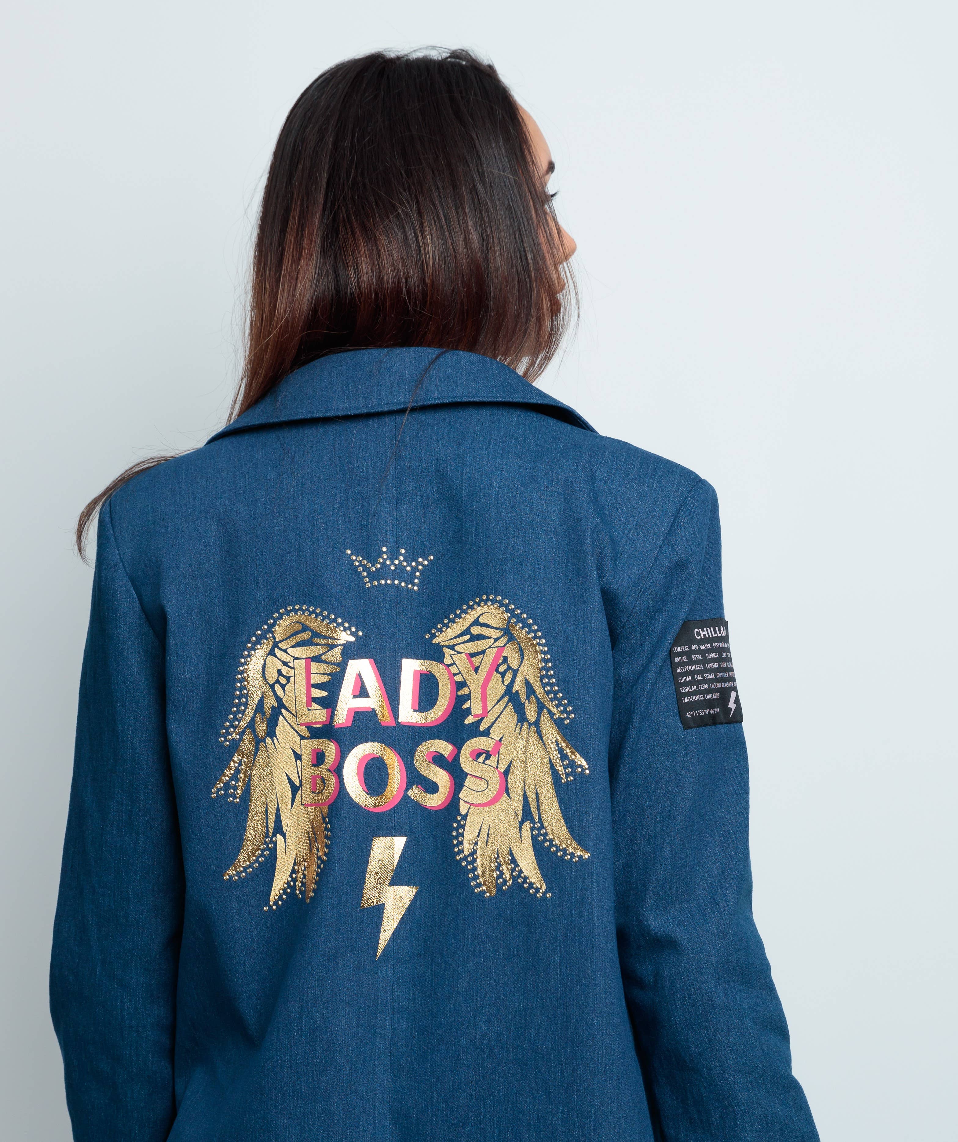 Chill&Buy – wholesale Blazer – Women's – Lady Boss Women's Denim Blazer1