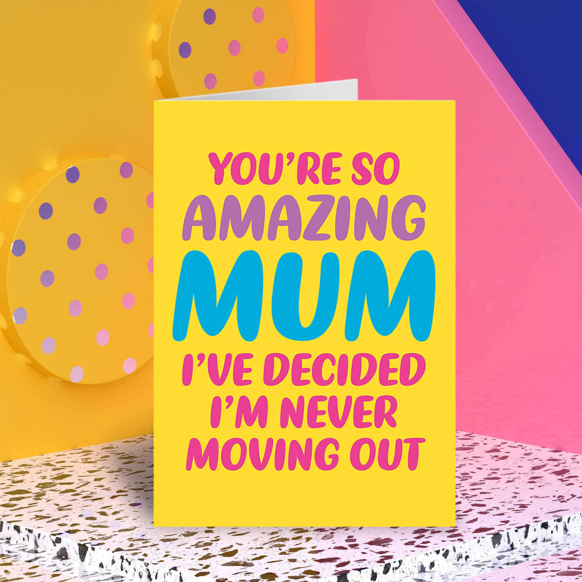 Dean Morris Cards – Cartão de Dia da Mãe por atacado – Decidiu nunca sair do Cartão de Dia das Mães3