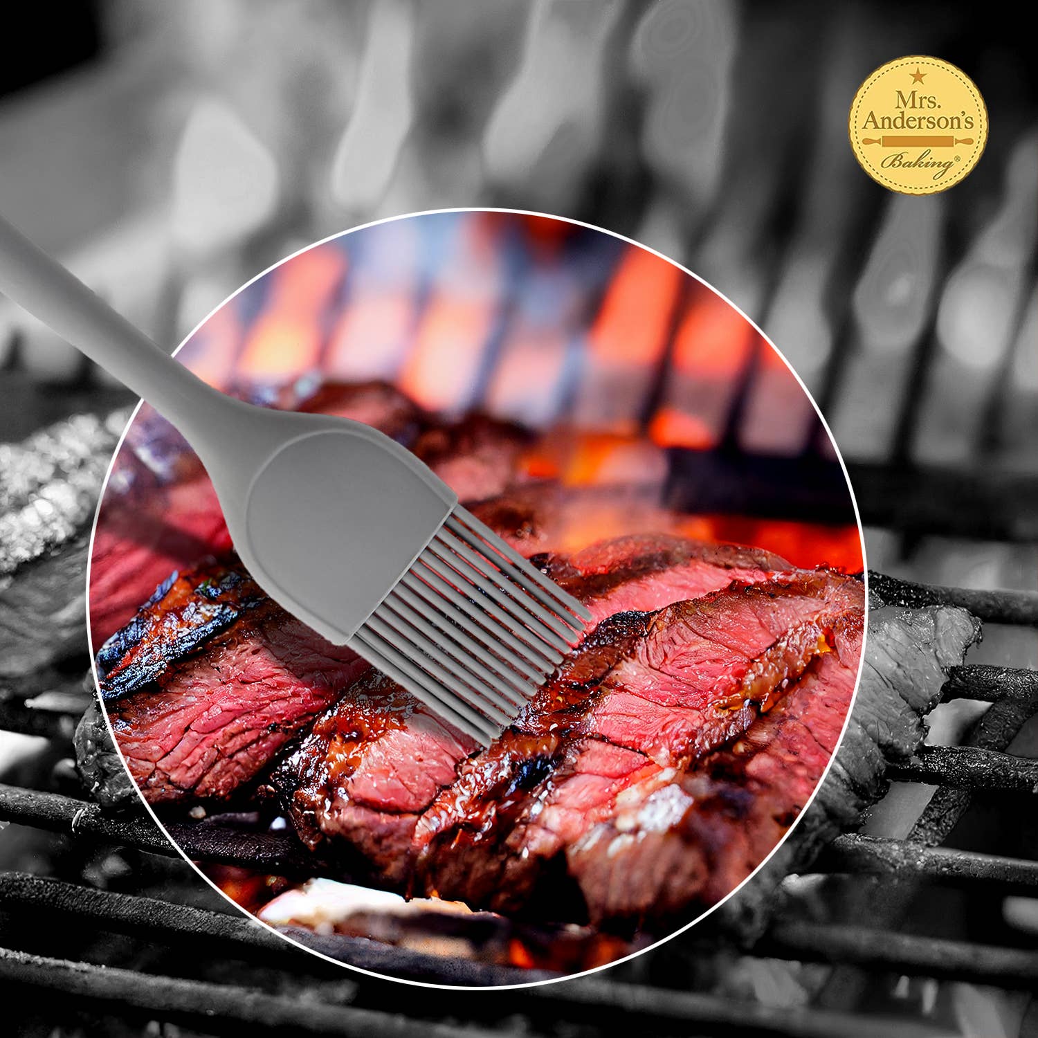 HIC - Harold Import Co. - Wholesale Kitchen Tool/Gadget - Mrs. Anderson's Baking Silicone Basting Brush8