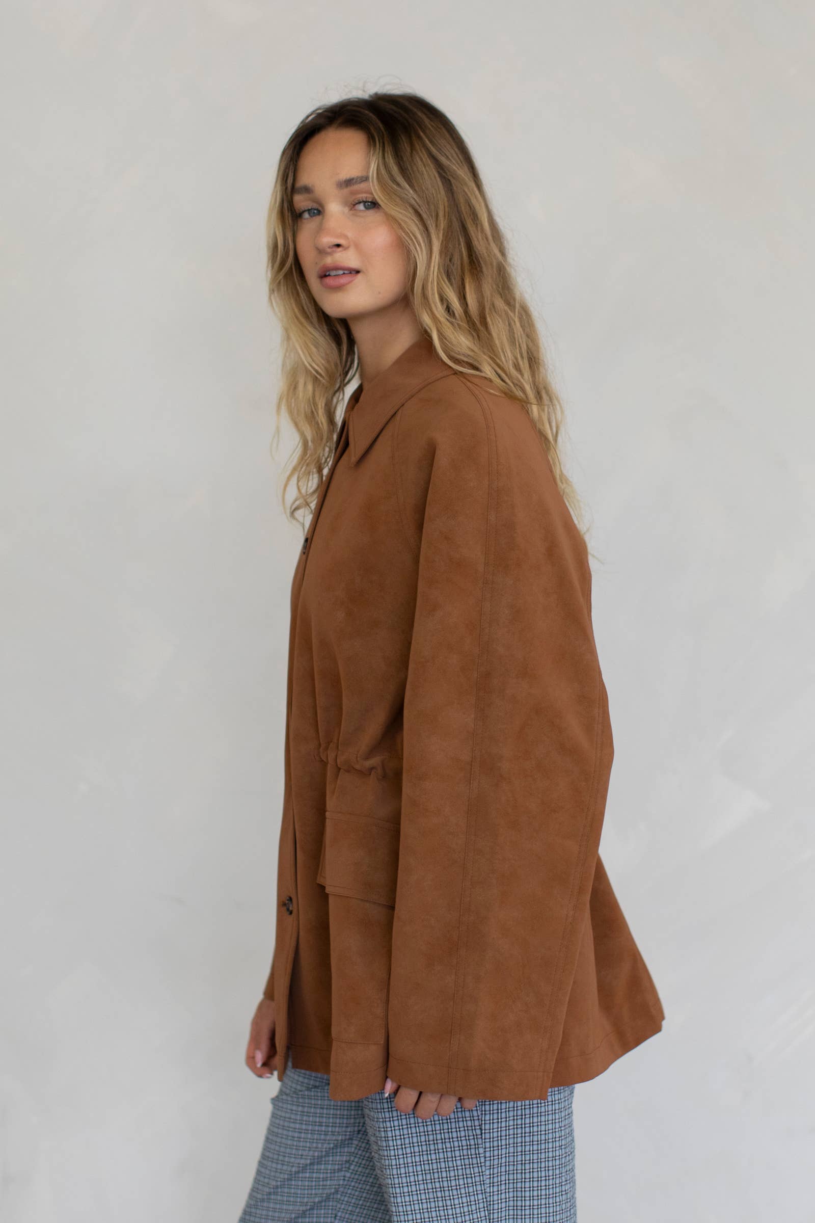 Things Between - Wholesale Jas - Dames - Audrey suède jas3