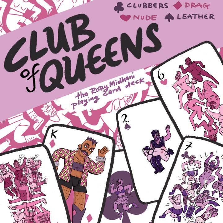 Polar Embassy - Wholesale Playing Cards - Queer sex-positive "Club of Queens" playing cards4