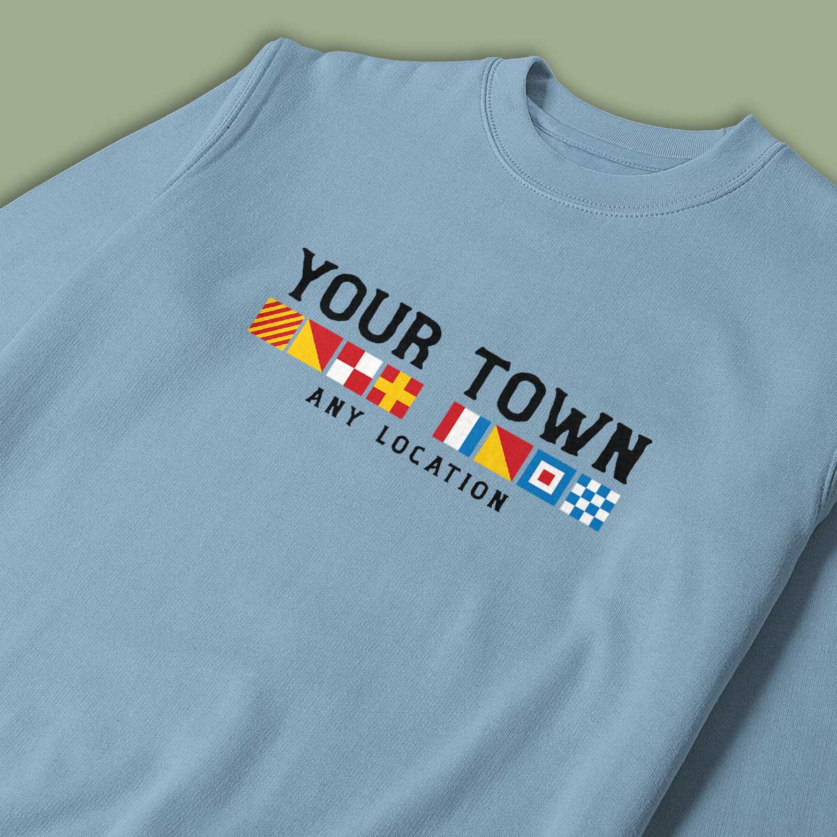 RetroPlanet - Wholesale T-Shirt (Graphic) - Unisex - Nautical Flags Name Drop T-Shirt Sweatshirt Hoodie Adult7