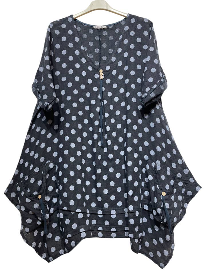 LINEN & COTTON HOUSE - Wholesale Tunic - Women's - UNIQUE WEIGHT 4009 IN 100% LINEN