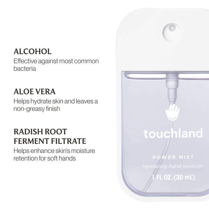 Touchland - Wholesale Hand Sanitizer - Beach Coco Power Mist Hydrating Hand Sanitizer