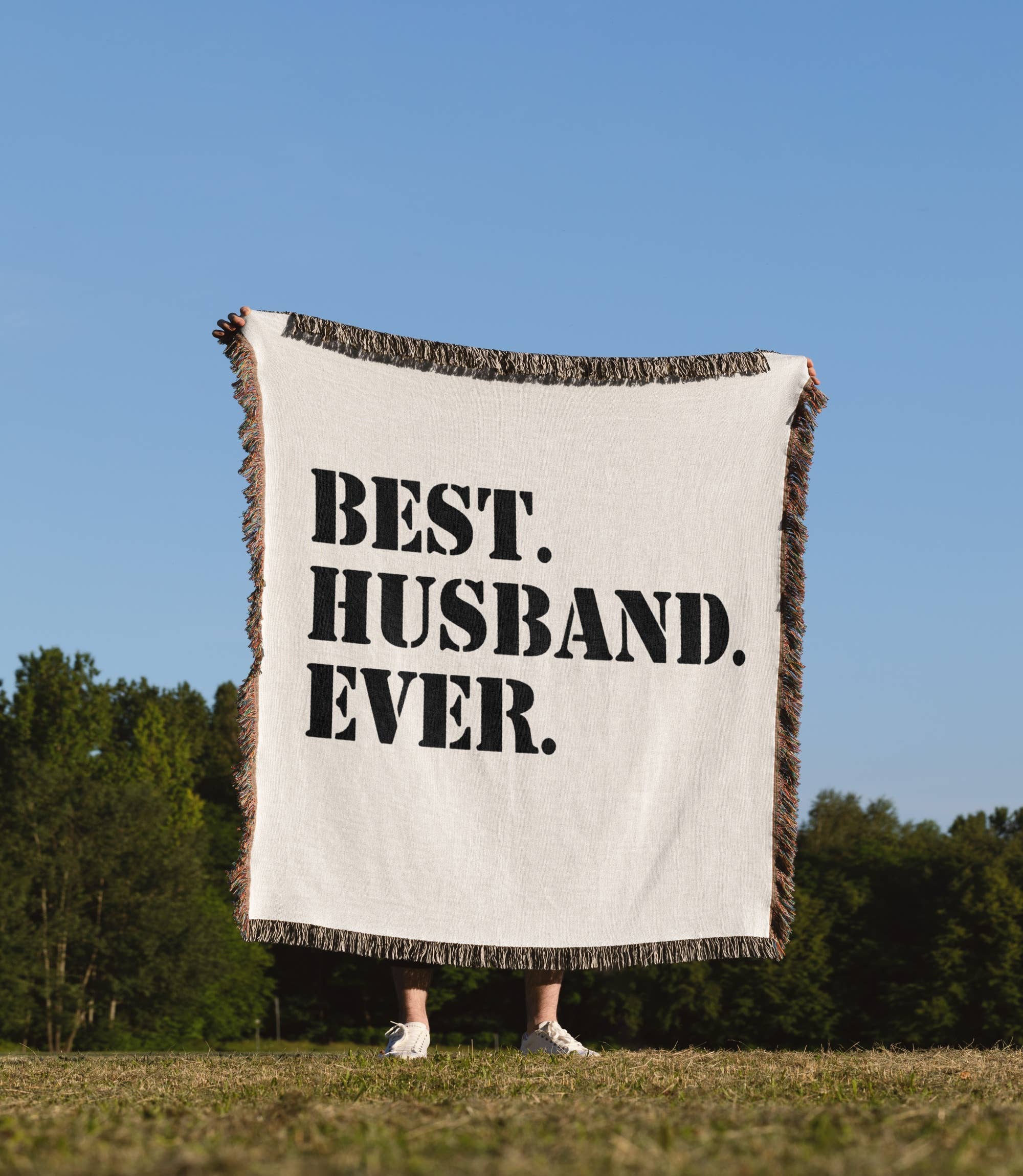 3dRose - Wholesale Throw Blanket - 3dRose, Best Husband Ever - fun romantic married wedded love gifts for him for anniversary or Valentines day, Blanket1