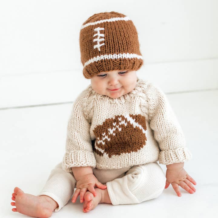 Huggalugs - Wholesale Beanie - Kids - Football Beanie Game Day Hat Baby & Kids1