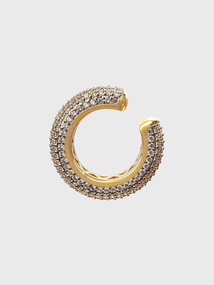 Fior Fiore - Earcuff llamativo dorado para venta al por mayor de Filippa Firenze