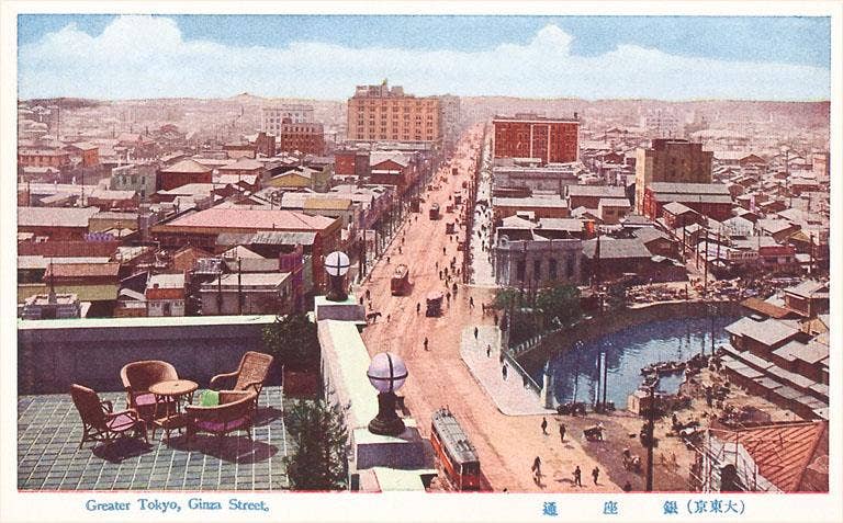 Found Image Press - Wholesale Sticker - Sticker JN-305 Ginza Street, Tokyo0