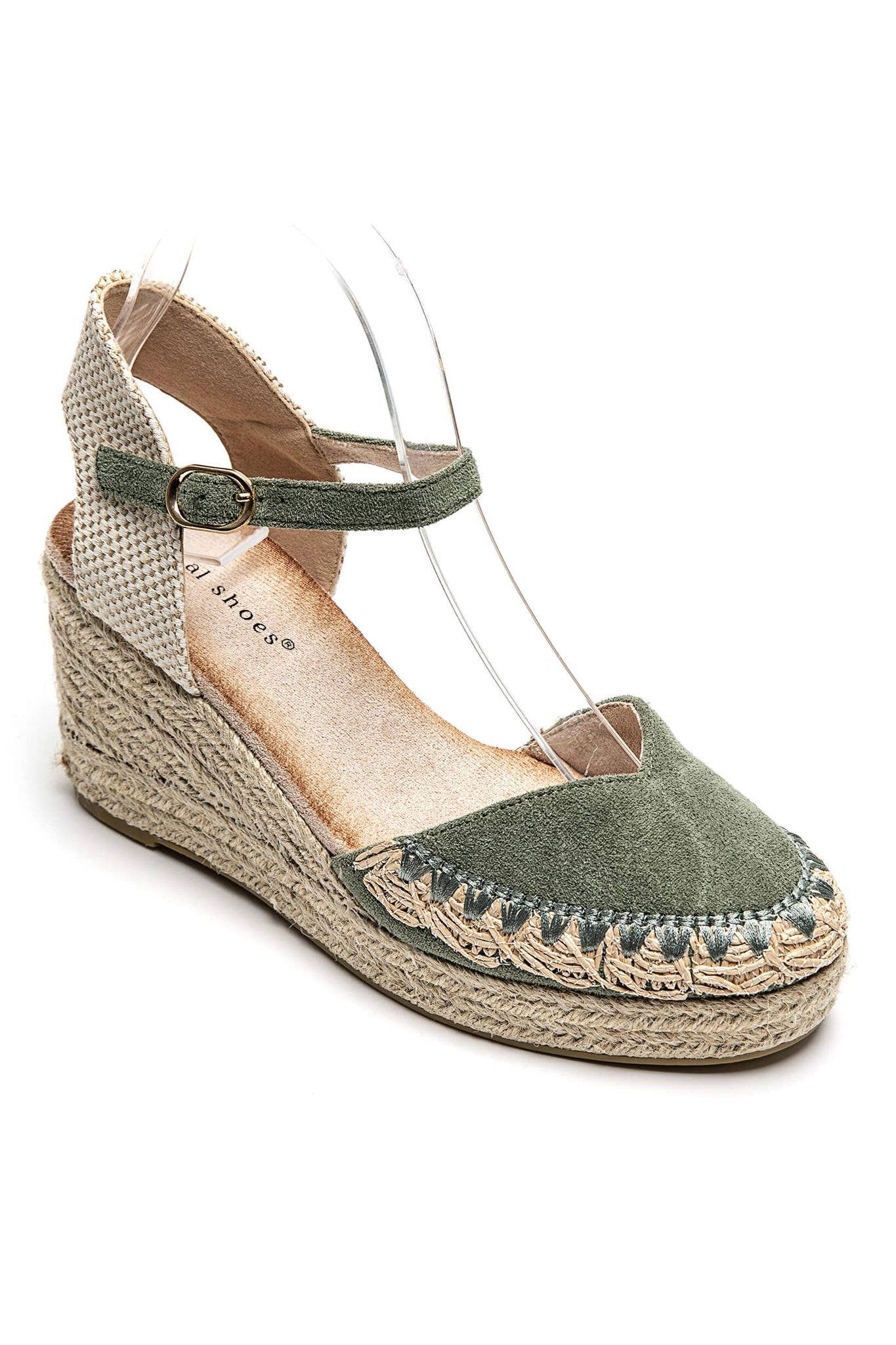 SWEET MAGIC MODA Y COMPLEMENTOS - Vente Chaussures compensées – femme - Espadrilles avec détails brodés et semelle en caoutchouc2