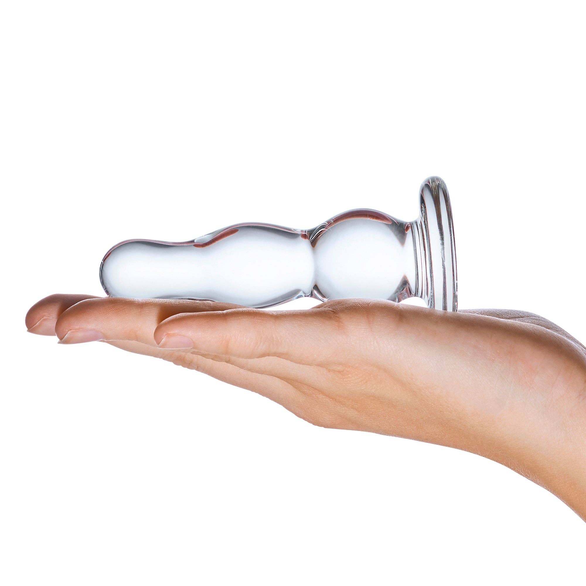 Lux Fetish Store - Wholesale Sex Toy - 4" glass butt plug4