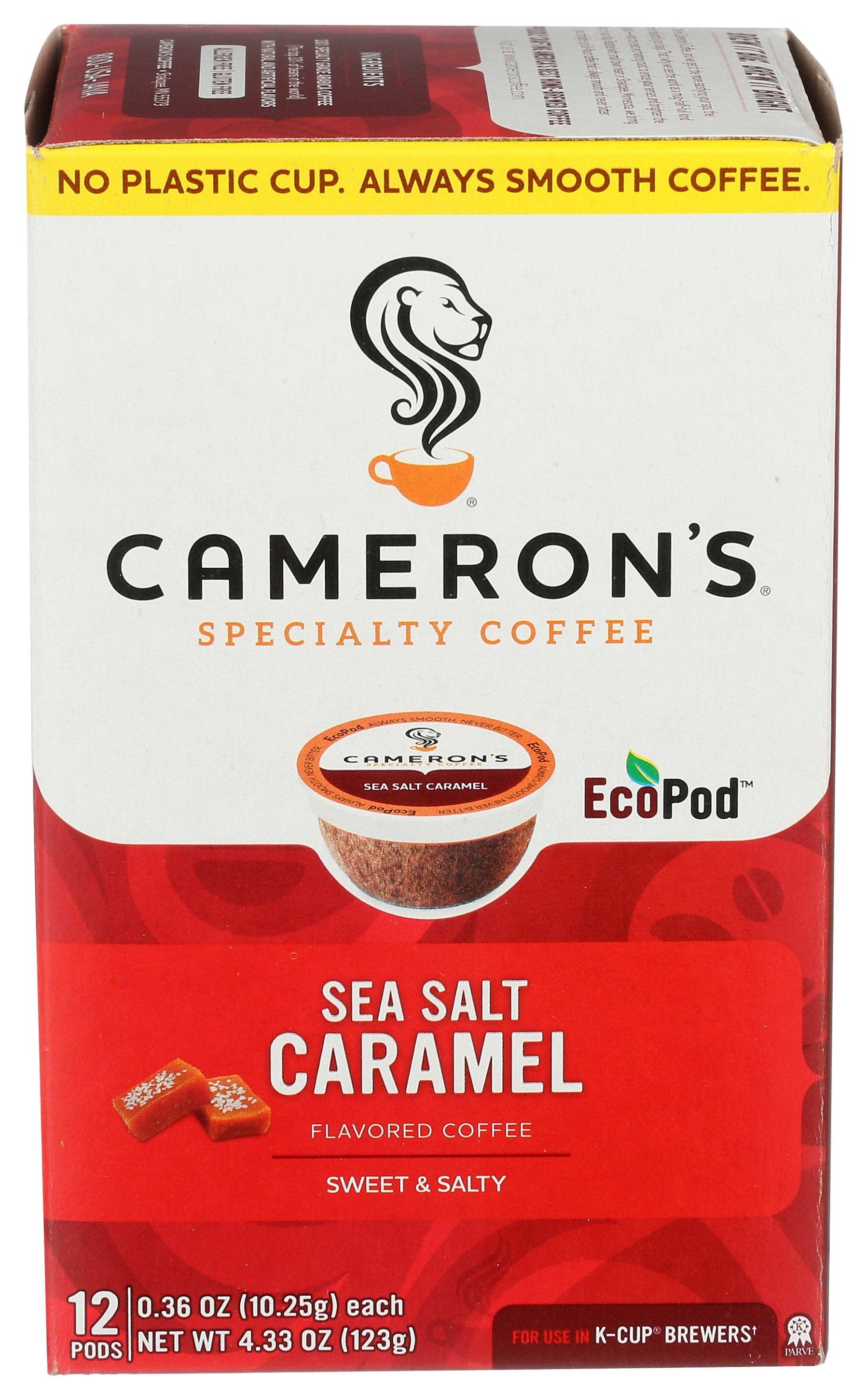 Everyday Supply Co - Wholesale Ground Coffee - CAMERONS COFFEE COFFEE SS SEA SALT CARAME - Case of 6