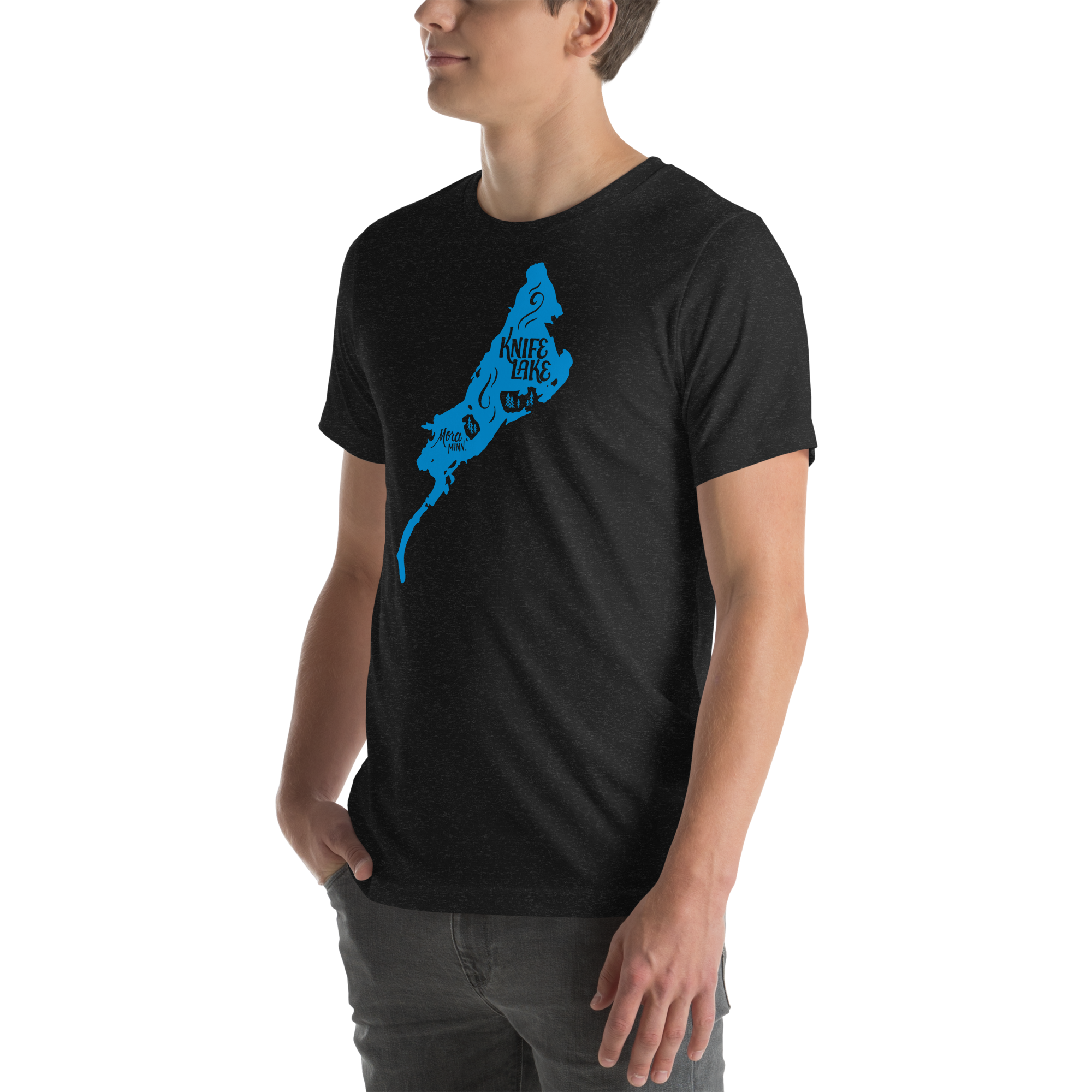 Lakes Supply Co. - Wholesale Screen Printed T-Shirt - Unisex - Knife Lake Tee2