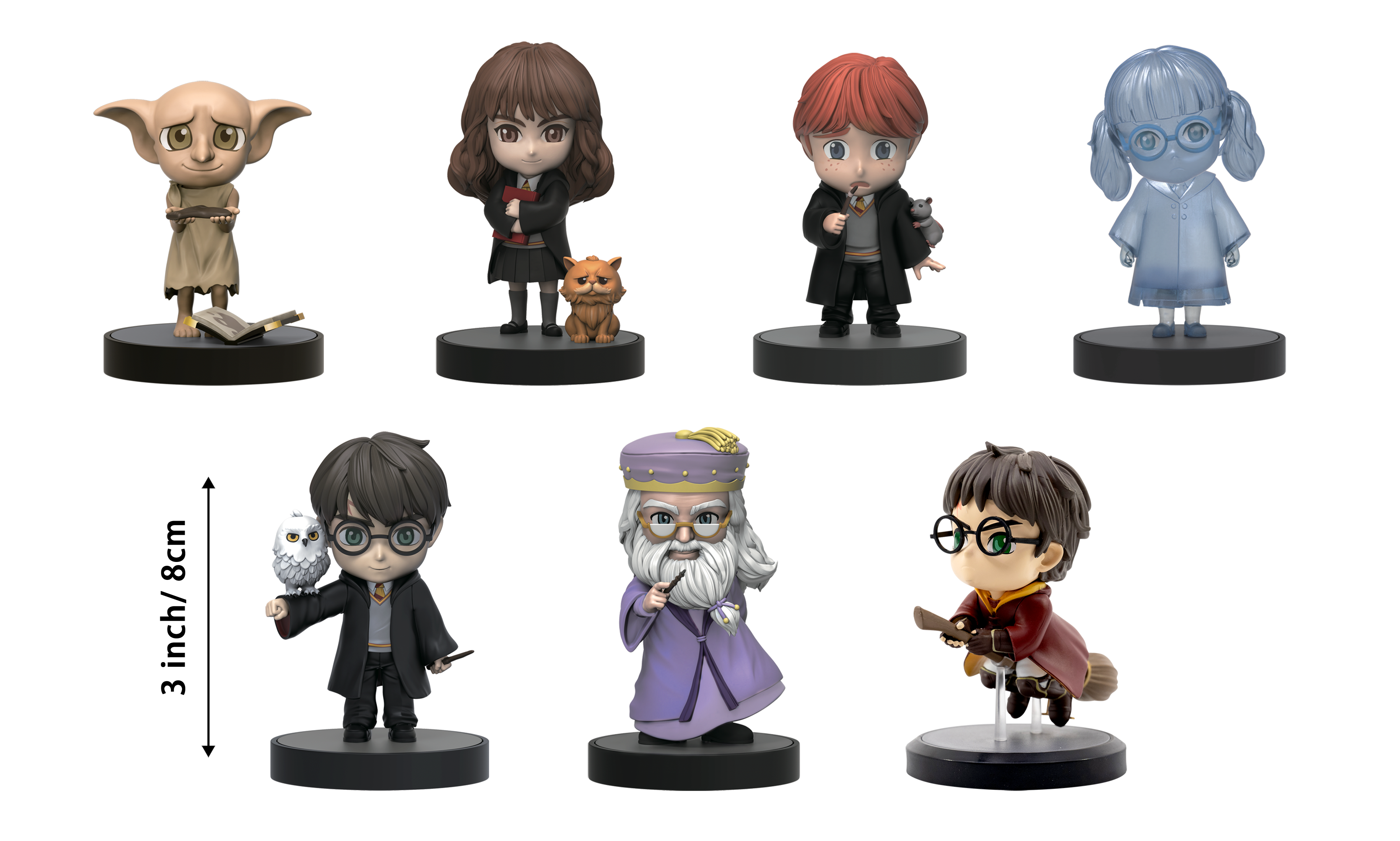 Toys Matter Inc. - Vente Figurine décorative - Boîte à héros Harry Potter de Wizarding World - Blind Box CDU14