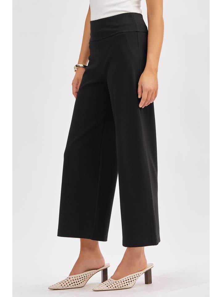 Dear Scarlett - Wholesale Pants - Women's - Magic Wide Cropped Pants