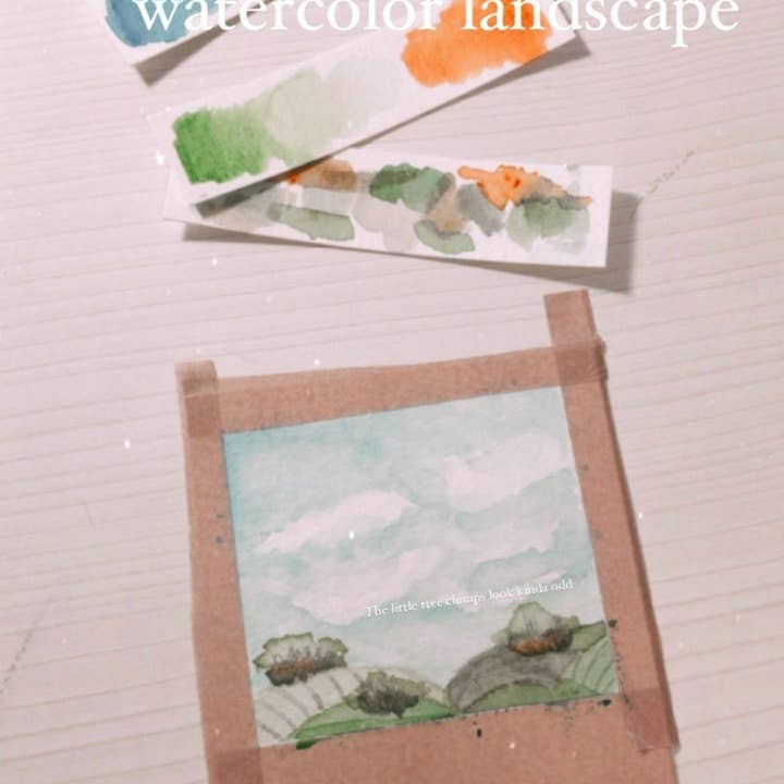 Lavender Chai Co. - Wholesale DIY craft kit - Mini Painting Kit- Landscape2