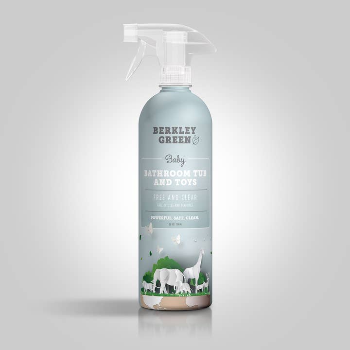 Berkley Green - Wholesale Bath Toy - Baby - Eco Baby Tub and Toy Cleaner (25oz bottle)0