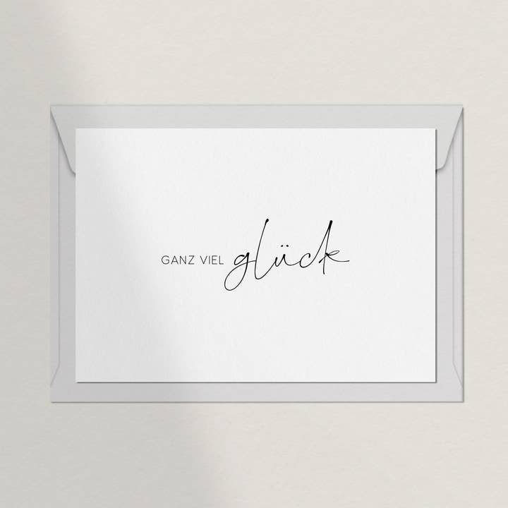 Ansichtkaart Good Luck voor wholesale door Debblschebbl Design Studio