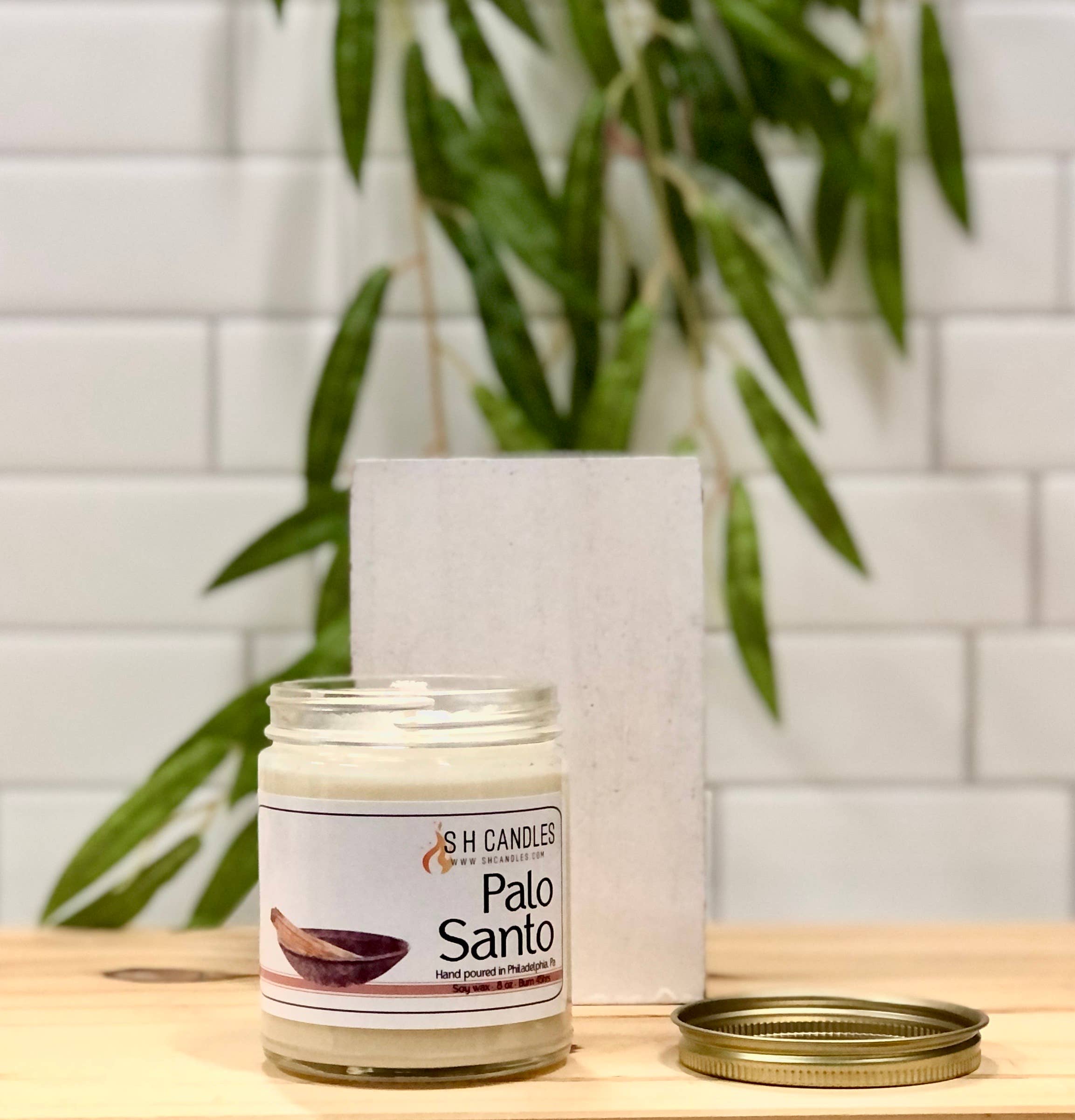 S H Candles - Wholesale Jar/Filled Candle - Palo Santo Soy Candle Collection3