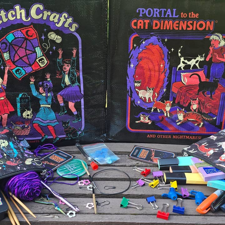 Snark Totes - Wholesale Pouch - Women's - Witch Crafts Zipper Pouch4