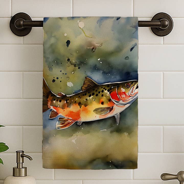 Serviette Truite de Ruisseau DAC2776 pour la vente par Caroline's Treasures