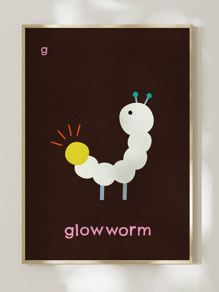 Glowworm Art Print for wholesale by Surprise Radish